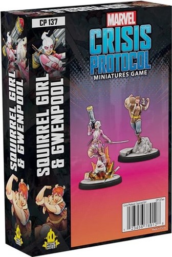 FFGCP137 Marvel Crisis Protocol Miniatures Game: Squirrel Girl And Gwenpool Pack published by Fantasy Flight Games