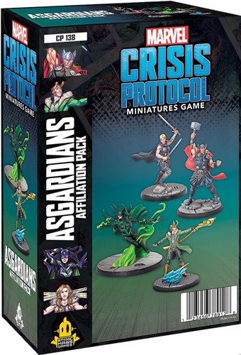 FFGCP138 Marvel Crisis Protocol Miniatures Game: Asgardians Affiliation Pack published by Fantasy Flight Games