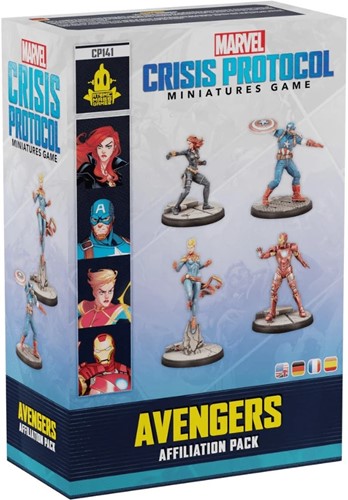 FFGCP141 Marvel Crisis Protocol Miniatures Game: Avengers Affiliation Pack published by Fantasy Flight Games