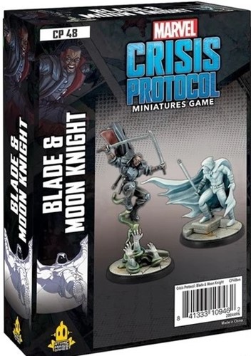 FFGCP48 Marvel Crisis Protocol Miniatures Game: Blade And Moon Knight Expansion published by Fantasy Flight Games