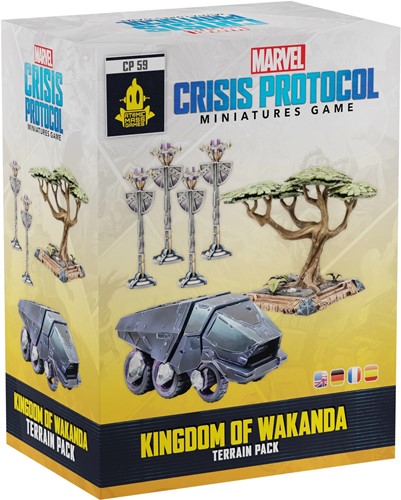 FFGCP59 Marvel Crisis Protocol Miniatures Game: Kingdom Of Wakanda Terrain Pack published by Fantasy Flight Games