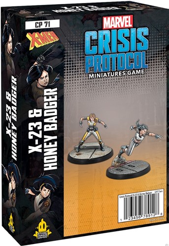 FFGCP71 Marvel Crisis Protocol Miniatures Game: X-23 And Honey Badger Expansion published by Fantasy Flight Games