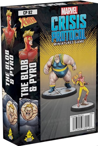 FFGCP82 Marvel Crisis Protocol Miniatures Game: The Blob And Pyro Expansion published by Fantasy Flight Games