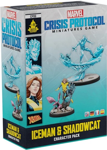 2!FFGCP96 Marvel Crisis Protocol Miniatures Game: Iceman And Shadowcat Pack published by Fantasy Flight Games