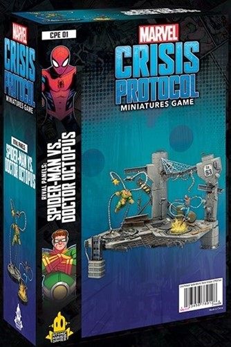 FFGCPE01 Marvel Crisis Protocol Miniatures Game: Rivals Panels: Spider-Man Vs Doctor Octopus Expansion published by Fantasy Flight Games