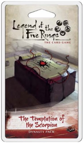 FFGL5C39 Legend Of The Five Rings LCG: The Temptation Of The Scorpion Dynasty Pack published by Fantasy Flight Games