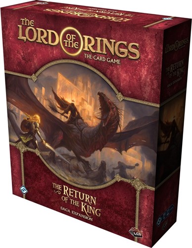 3!FFGMEC113 The Lord Of The Rings LCG: The Return Of The King Saga Expansion published by Fantasy Flight Games