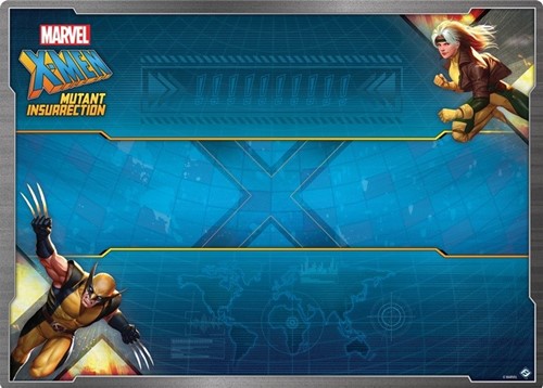 FFGMI02 X-Men Mutant Insurrection Card Game: Game Mat published by Fantasy Flight Games