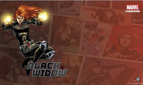 FFGMS12 Marvel Champions LCG: Black Widow Game Mat published by Fantasy Flight Games