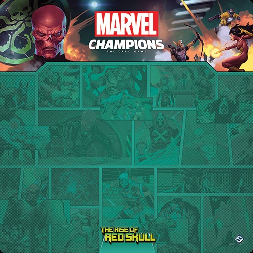 FFGMS18 Marvel Champions LCG: 1-4 Player The Rise Of Red Skull Game Mat published by Fantasy Flight Games