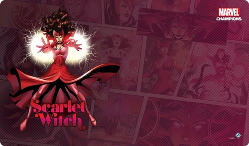 2!FFGMS24 Marvel Champions LCG: Scarlet Witch Game Mat published by Fantasy Flight Games