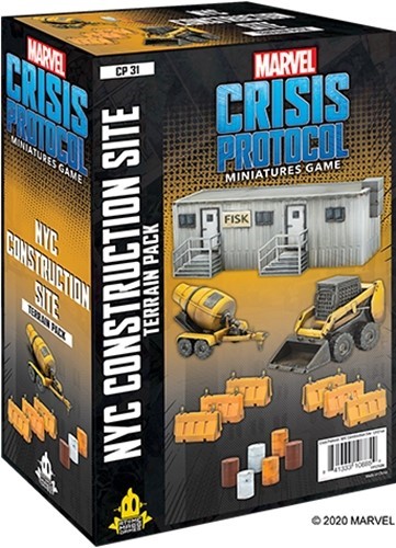 FFGMSG31 Marvel Crisis Protocol Miniatures Game: NYC Construction Site Terrain Expansion published by Atomic Mass Games