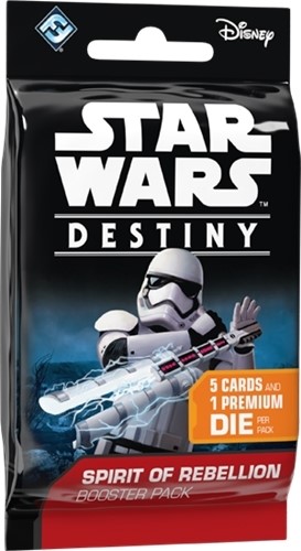 FFGSWD04S Star Wars Destiny Dice Game: Spirit Of Rebellion Booster Pack published by Fantasy Flight Games