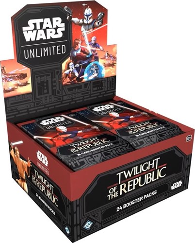 Star Wars: Unlimited Twilight Of The Republic Booster Display