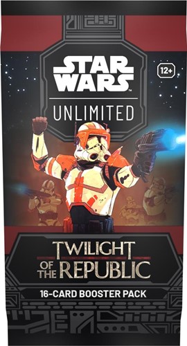 2!FFGSWH0302S Star Wars: Unlimited Twilight Of The Republic Booster Pack published by Fantasy Flight Games