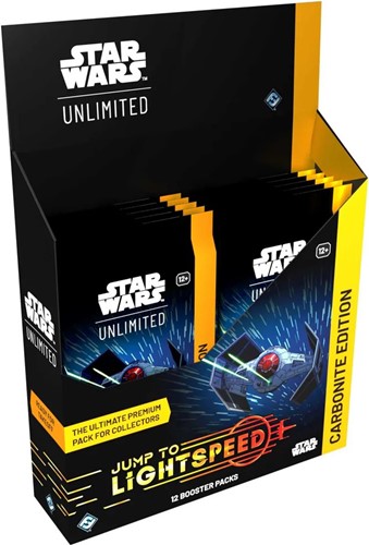 FFGSWH0406 Star Wars: Unlimited Jump To Lightspeed Carbonite Collector Booster Display published by Fantasy Flight Games