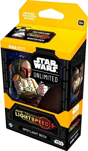 2!FFGSWH0410S1 Star Wars: Unlimited Jump To Lightspeed Boba Fett Spotlight Deck published by Fantasy Flight Games