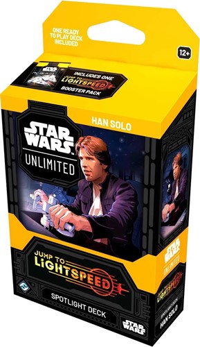 2!FFGSWH0410S2 Star Wars: Unlimited Jump To Lightspeed Han Solo Spotlight Deck published by Fantasy Flight Games