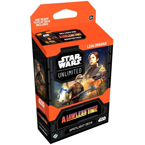FFGSWH0710S2 Star Wars: Unlimited A Lawless Time Spotlight Deck Leia Organa published by Fantasy Flight Games
