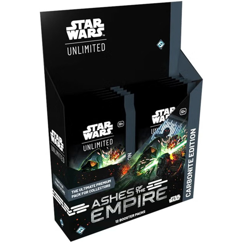 FFGSWH0806 Star Wars: Unlimited Ashes Of The Empire Carbonite Booster Display published by Fantasy Flight Games