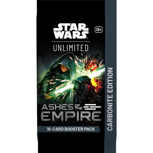 FFGSWH0806S Star Wars: Unlimited Ashes Of The Empire Carbonite Booster Pack published by Fantasy Flight Games