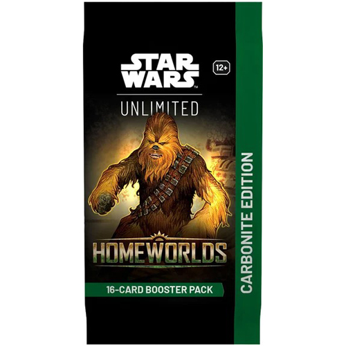 FFGSWH0906S Star Wars: Unlimited Homeworlds Carbonite Booster Pack published by Fantasy Flight Games