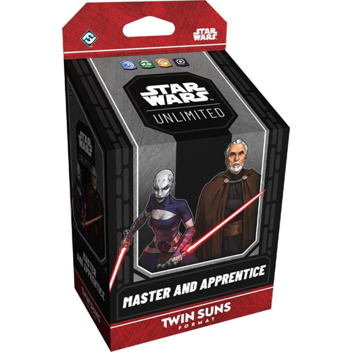 FFGSWHA024S2 Star Wars: Unlimited Twin Suns: Master And Apprentice: Count Dooku And Asajj Ventress published by Fantasy Flight Games