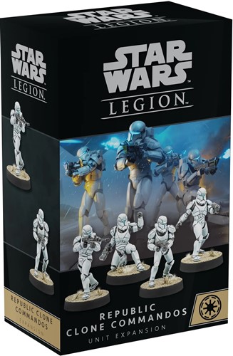 3!FFGSWL118 Star Wars Legion: Republic Clone Commandos Expansion published by Fantasy Flight Games