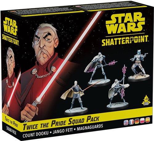 FFGSWP03 Star Wars: Shatterpoint: Twice The Pride: Count Dooku Squad Pack published by Fantasy Flight Games