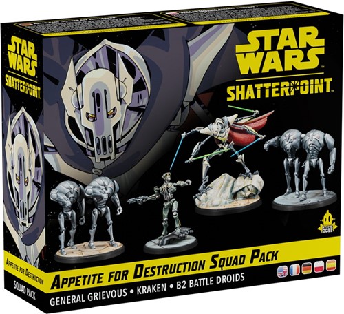 FFGSWP05 Star Wars: Shatterpoint: Appetite For Destruction (General Grievous Squad Pack) published by Fantasy Flight Games
