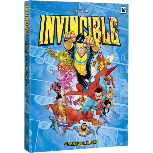 2!FLFINV002 Invincible RPG: Superhero Roleplaying Core Book published by Free League Publishing