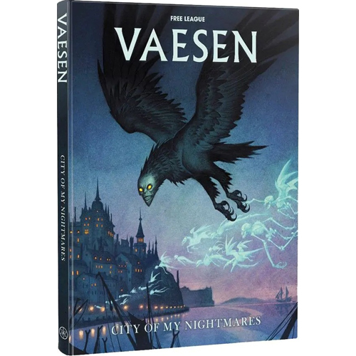 FLFVAS19 Vaesen Nordic Horror RPG: City Of My Nightmares published by Free League Publishing