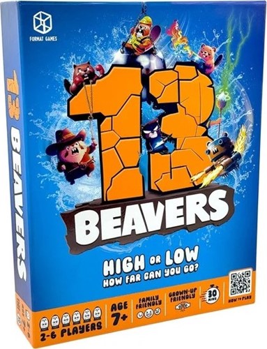 2!FMG13B 13 Beavers Card Game published by Format Games