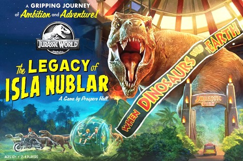 FUN856323 Jurassic World: The Legacy Of Isla Nublar Board Game published by Funko Games