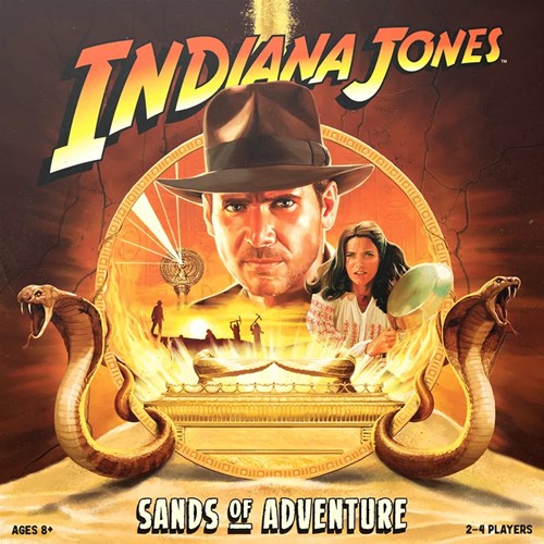 FUN864026 Indiana Jones: Sands Of Adventure Board Game published by Funko Games