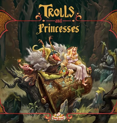 GAB494333 Trolls And Princesses Board Game published by Game Brewer