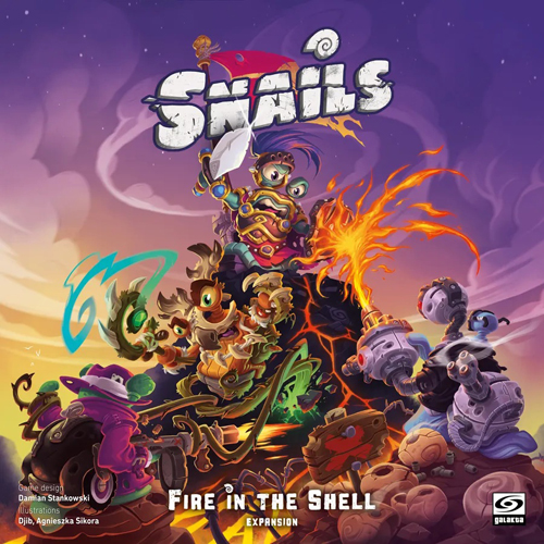 GALSNL03 Snails Board Game: Fire In The Shell Expansion published by Galakta