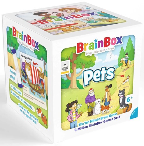 GBG124461 Brainbox Game: Pets published by Bezzerwizzer Studio