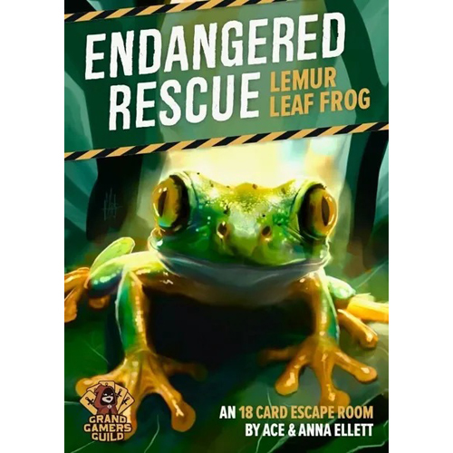 GGDER02 Endangered Rescue Card Game #2: Lemur Leaf Frog published by Grand Gamers Guild
