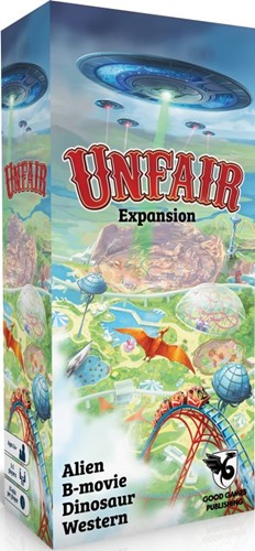 GGP005 Unfair Card Game: Alien B-Movie Dinosaur Western Expansion published by Good Games Publishing