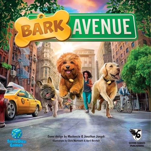 GGP017 Bark Avenue Board Game published by Good Games Publishing