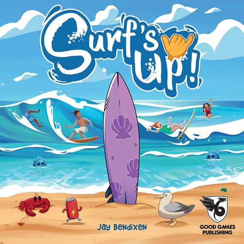 2!GGP023 Surf's Up Card Game published by Good Games Publishing