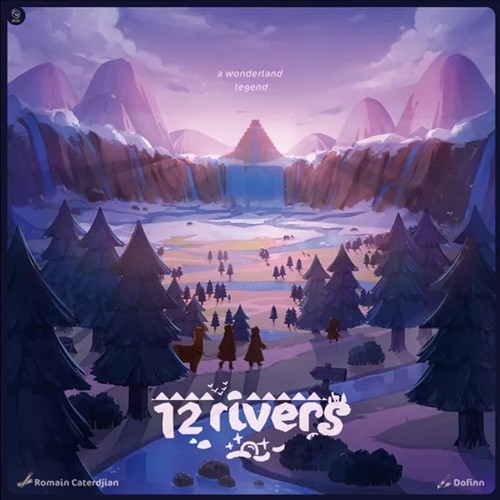 GGP026 12 Rivers Board Game published by Good Games Publishing
