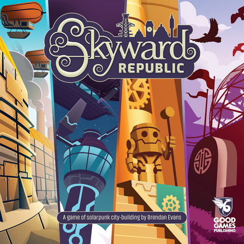 GGP030 Skyward Republic Board Game published by Good Games Publishing