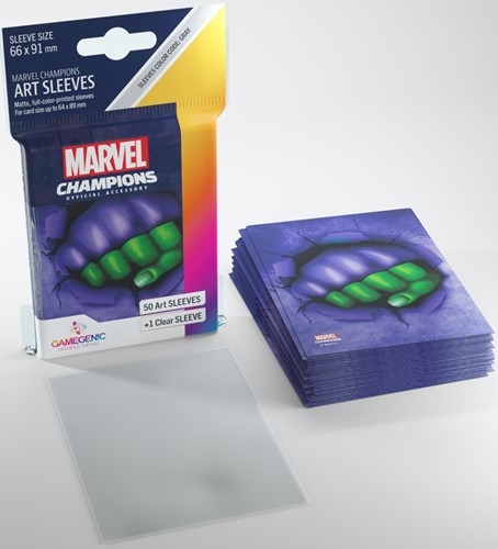 GGS10095ML Marvel Champions LCG: 50 x She-Hulk Art Sleeves (Gamegenic) published by Gamegenic
