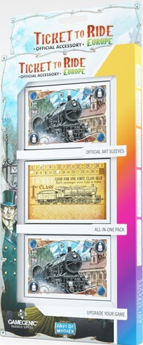 Ticket To Ride Board Game: Europe Art Sleeves