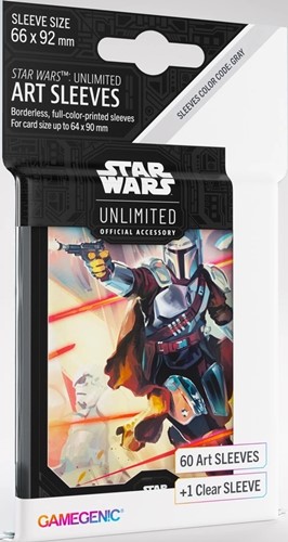 GGS15053ML Star Wars: Unlimited Art Sleeves - Mandalorian published by Gamegenic