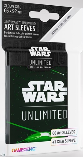 2!GGS15055ML Star Wars: Unlimited Art Sleeves - Space Green published by Gamegenic