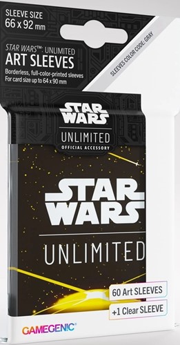 2!GGS15056ML Star Wars: Unlimited Art Sleeves - Space Yellow published by Gamegenic