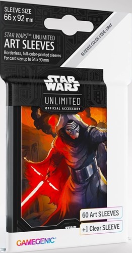 2!GGS15058ML Star Wars: Unlimited Art Sleeves - Kylo Ren published by Gamegenic